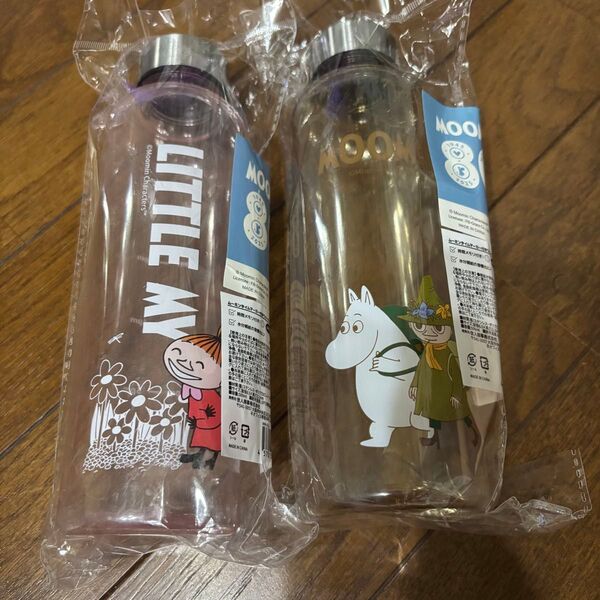 ムーミン リトルミィ タイムマーカー付き ウォーターボトル500ml 2本セット スナフキン