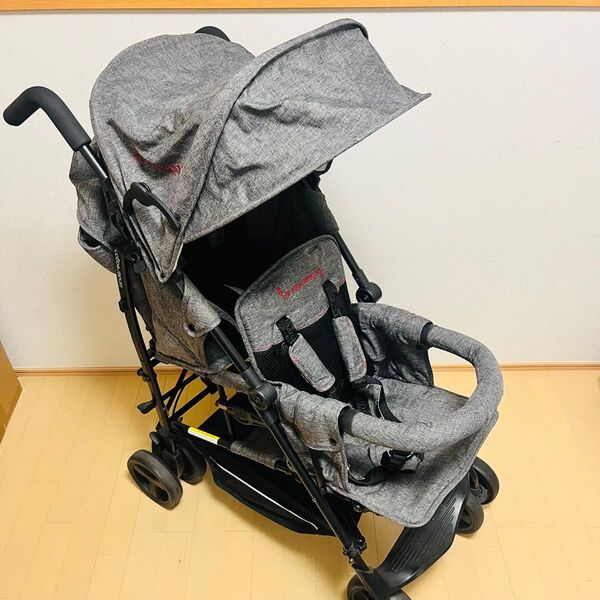 kinderwagon DUOシティHOPⅡ 2人乗りベビーカー キンダーワゴン