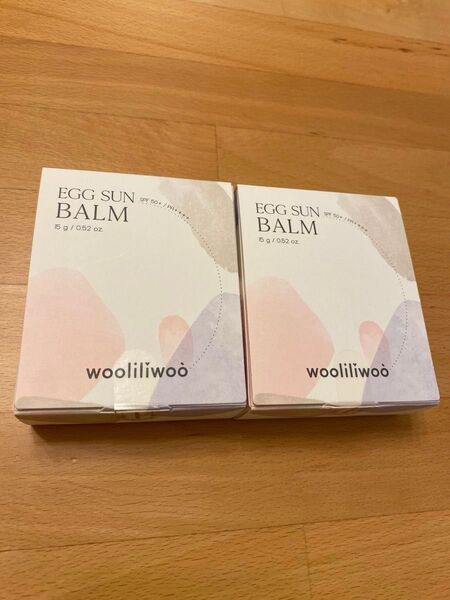 《 新品・訳アリ 》wooliliwoo ウリリウ エッグサンバーム 15g EGG SUN BALM 化粧品下地 UV 《2個》