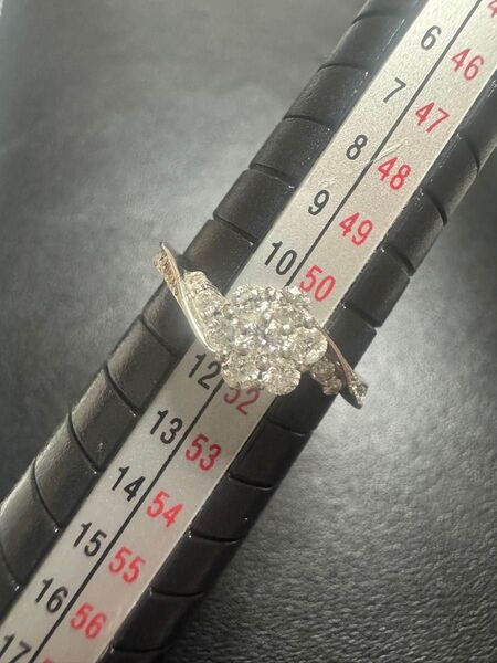 Pt900 プラチナ ダイヤモンド0.5ct リング 11号