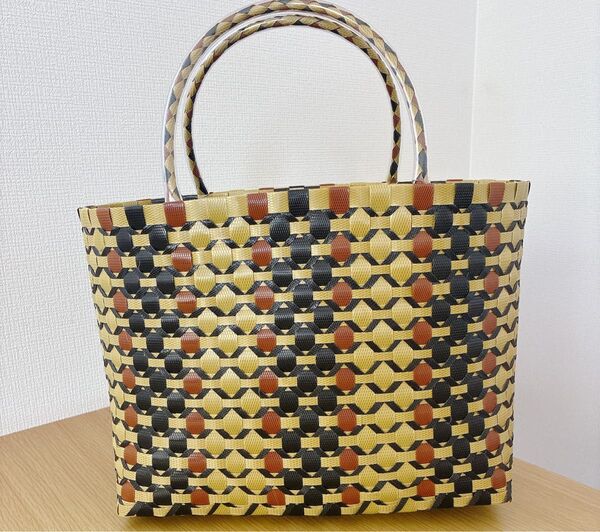 ppバンドバック プラカゴ エコバッグ カゴバック おしゃれバック ハンドメイド