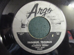 Clarence ''Frog Man'' Henry ： Ain't Got No Home 7'' / 45s ★ New Orleans R&B 50's / リプロ ☆ c/w Troubles, Troubles// シングル盤