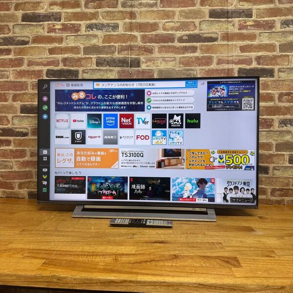 東芝 43V型 4K液晶テレビ REGZA 43M540X
