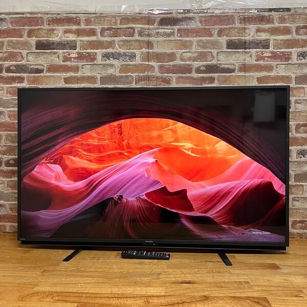 シャープ 50インチ 4Kダブルチューナー内蔵 液晶テレビ AQUOS 4T-C50CH1 外付けHDD 裏番組対応 2020年製