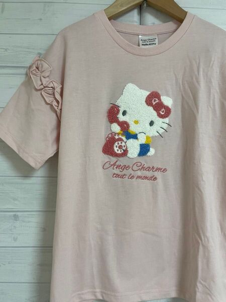 ハローキティ Tシャツ 半袖 フリル 可愛い キャラクター 人気