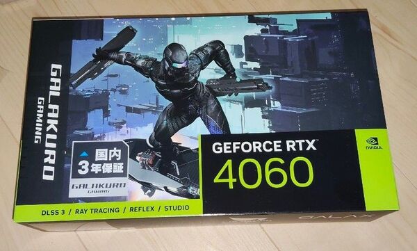 GALAKURO GAMING GeForce RTX 4060 グラフィックボード