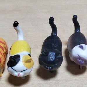 ミニフィギュア 猫 ねこ フィギュア 5匹 かわいい 置物 即日発送 即購入可能