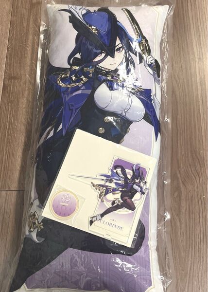 【2点セット】原神 GiGO限定 クロリンデ ビッグクッション アクリルスタンド