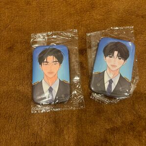 レンジ lezhin韓国bl 香りの警戒 缶バッジ 2点セット