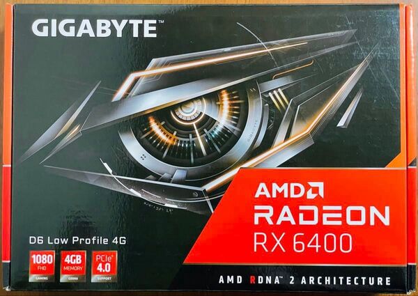 【おまけつき】GIGABYTE Radeon RX 6400 グラフィックボード ロープロファイル対応