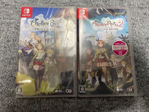 新品 未開封 Switch ライザのアトリエ1 常闇の女王と秘密の隠れ家 ライザのアトリエ2 失われた伝承と秘密の妖精 セット