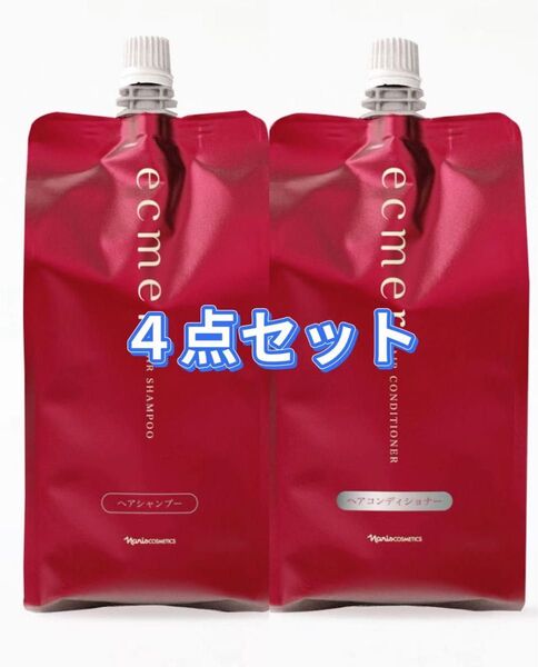 ナリスエクメールシャンプー&コンディショナー4点セット