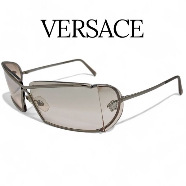 VERSACE ヴェルサーチ サングラス メタルフレーム メデューサ ロゴ グラデーション