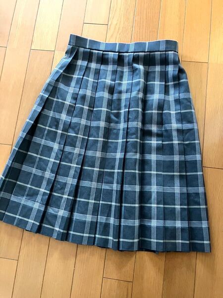 ELLE★チェック★プリーツスカート★グレー★制服風★訳あり欲しい