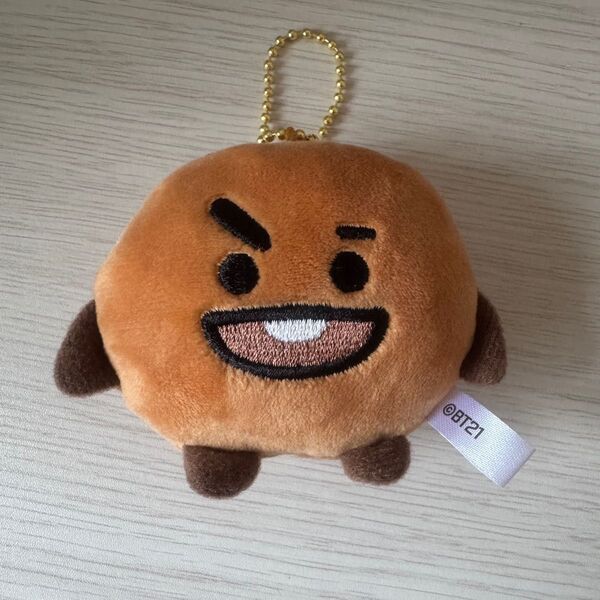 BT21 SHOOKY マスコット ぬいぐるみキーホルダー