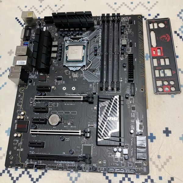 MSI Z170A GAMING PRO CARBON CORSAIR H100i V2水冷一体型CPUクーラー セット