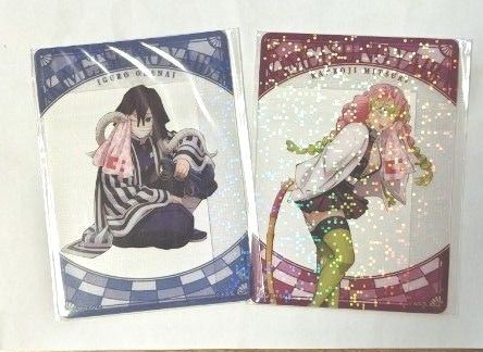 鬼滅の刃 マツキヨコラボ クリアカード 伊黒&蜜璃