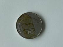 アイルランド 10ペンス×1枚★1969年★eire 10P★ハープ 魚 鮭 硬貨 コイン 海外 外国_画像1