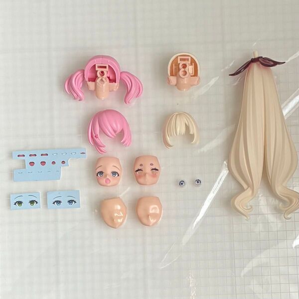 プニモフ マオ トゥ 開眼 カスタム フェイスパーツ バスタードール パラディン ヘアパーツ メガミデバイス コトブキヤ