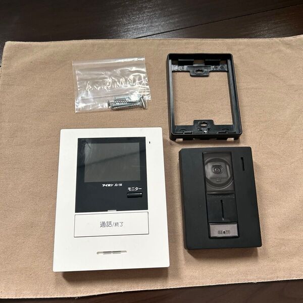 アイホン TVドアホン機JQ-1M/ カメラ付玄関子機JQ-DA セット(中古品)