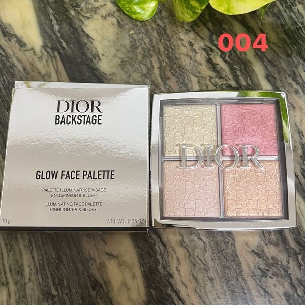 Dior BACKSTAGE GLOW FACE PALETTE004ローズゴールド フェイスパウダーチークカラー