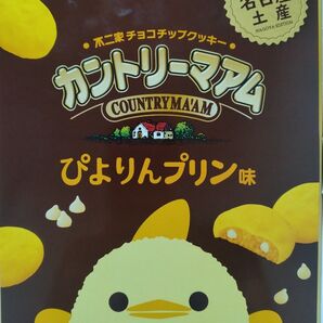 不二家チョコソフトクッキーカントリーマアムぴよりんプリン味16枚入り名古屋土産名古屋限定ゆうパケットポストで発送箱変形する可能性有