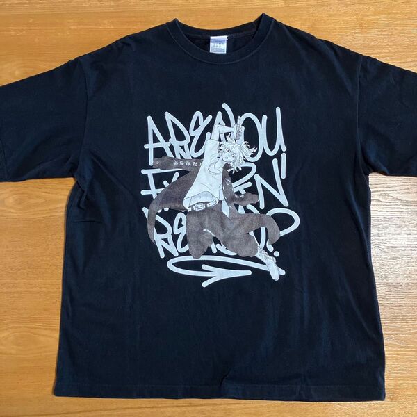 HYDE VS マイキー from 東京卍リベンジャーズ ビッグシルエットTシャツ ブラック Mサイズ