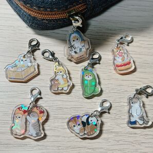 ⑧モフサンド アクリルチャーム 8個セット
