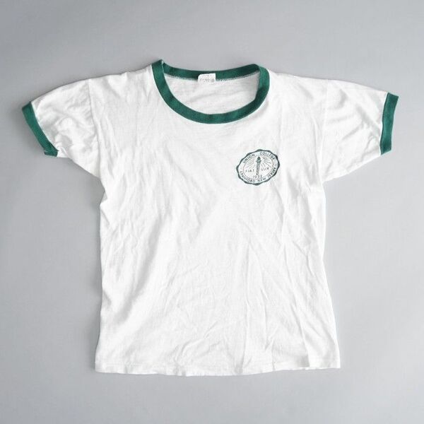 古着 70sビンテージ mayo spruce マイヨスプルース カレッジロゴ リンガーTシャツ S