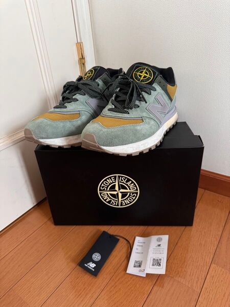 Stone Island × New Balance 574 Legacy コラボスニーカー 29.0cm