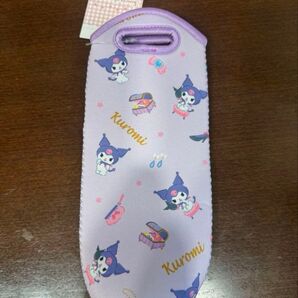 お値下げ不可 新品タグ付き サンリオ クロミ ペットボトルカバー ペットボトルホルダー ボトルカバー sanrio
