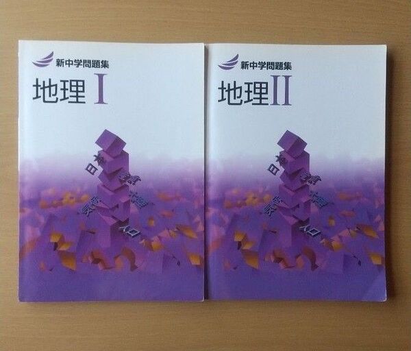 新中学問題集 地理 Ⅰ・Ⅱ 2冊セット 新中問 塾用テキスト