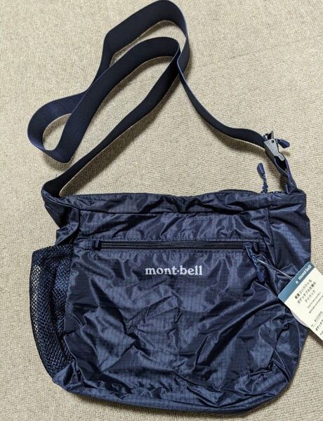 ネイビー】mont-bell モンベル ショルダーバッグ サコッシュ 登山 軽量 アウトドア