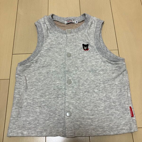MIKIHOUSE ミキハウス DOUBLE.B ベスト 90cm
