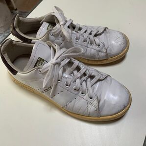 値下げ adidas アディダス スタンスミス レザースニーカー、 ホワイト