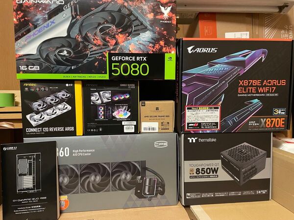 ゲーミングPC RTX5080 Ryzen7 9800X3D 【新品】ハイエンド ②