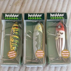 Heddon ウンデッドスプーク スミスファクトリーカラー 3個セット