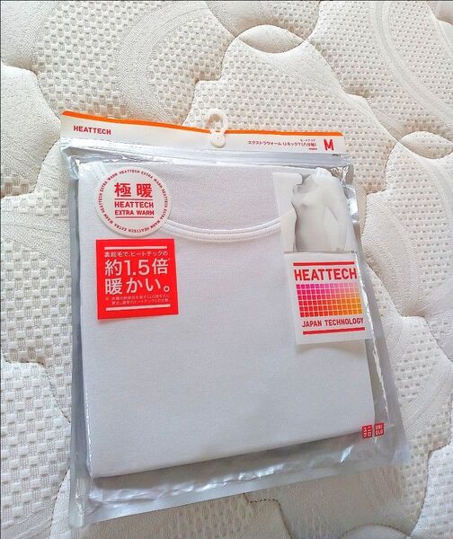 ユニクロ ヒートテック エクストラウォーム UネックT 極暖 M ホワイト WOMEN 新品