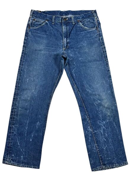 ビンテージ 70s USA製 Lee リー 200Z Riders Denim Pants デニムパンツ サイド黒タグ W38