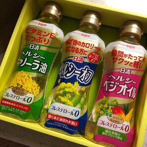 未使用品 箱入り 日清オイリオ 食用油 3本セット