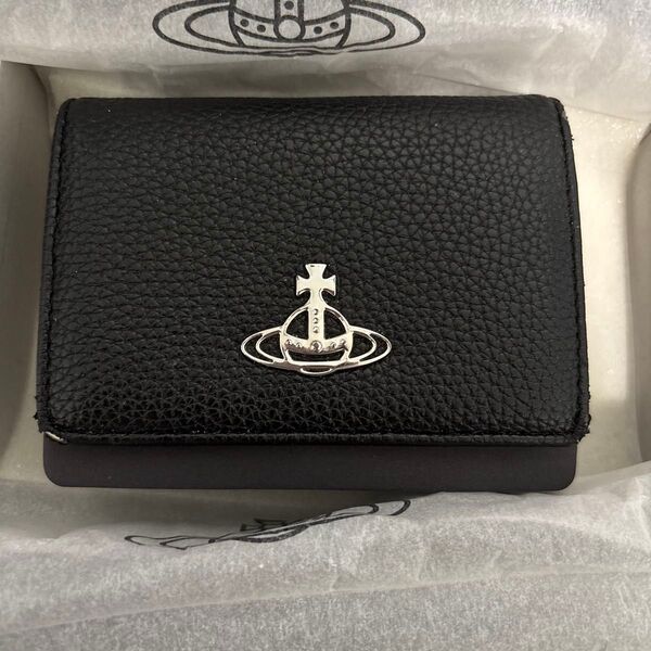 【最終値下】Vivienne Westwood 三つ折り財布 ブラック