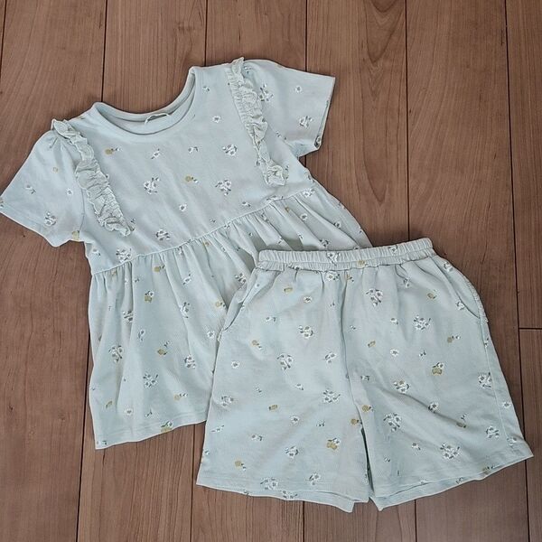 キッズ服 セットアップ 女の子 130cm 小花柄