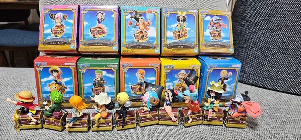 ワンピース ワーコレ フィギュア 麦わらストア 12周年 ALL ABOARD 10点コンプセット