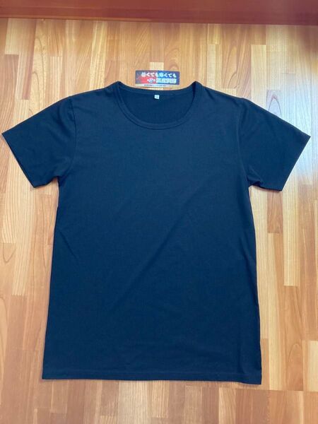 コーナン 暑くても寒くても年中温度調節 オールシーズン 半袖Tシャツ 丸首 メンズ LL 黒 ブラック XL混紡繊維ドライTシャツ