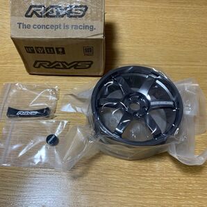 《新品》ミニチュアオブジェ レイズ RAYS TE37 ホイール グレー