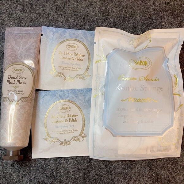 SABON フェイスマスク スクラブ スポンジ まとめ売り
