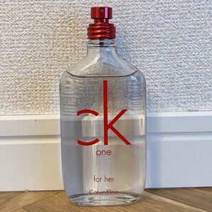 カルバンクライン ck one for her レッド オードトワレ 100ml
