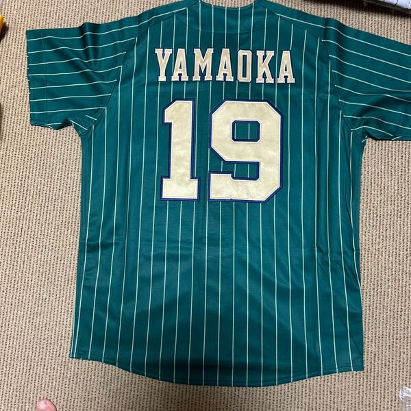 オリックスバッファローズ山岡投手ユニフォームMサイズタグ付