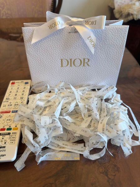 ディオール 紙袋 梱包 包装 ショッパー Dior ディオール クリスチャンディオール リボン DIOR ショップ袋