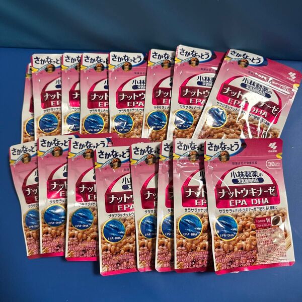 小林製薬 栄養補助食品 ナットウキナーゼ30粒入り(約30日分)×16袋